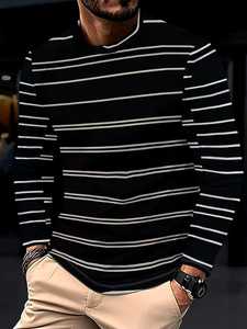 เสื้อยืดคอกลมแขนยาวผู้ชาย ผ้าฝ้าย 100% สไตล์สตรีทแวร์ลำลอง สกรีนลายได้ตามต้องการ ใส่สบายทุกวัน ขายส่ง - Product Image 5