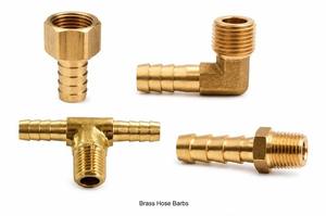Conector/Adaptador de latón fundido de 2 vías para manguera recta de combustible, gas y agua, con reducción y empalme - Product Image 6