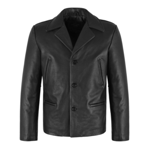 Chaqueta de Cuero Genuino de Vaca Vintage para Hombre al por Mayor, Blazer Clásico con Cuello, Colores Personalizados, Encerado, Fabricante de Marca Privada - Product Image 6