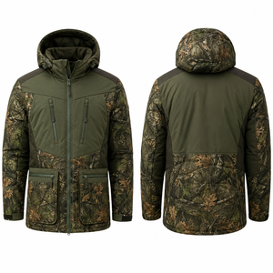 Chaqueta de Caza para Hombre, de Tela Suave, Manga Larga, Estampado Floral, Absorbe la Humedad, para Otoño - Product Image 1