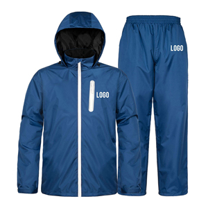 Traje Impermeable para Hombre, Ligero, con Capucha, Transpirable, Cortavientos, para Pesca, Senderismo y Ciclismo - Product Image 3
