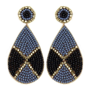 Cuentas de Semilla Multicolores en Forma de Gota Bordadas a Mano de la India, Joyería de Moda para Mujeres y Niñas por MULTI CRAFT - Product Image 4