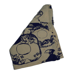 Serviette de cuisine carrée jetable en coton 100% écologique de qualité économique, impression personnalisée du logo, toile recyclable - Product Image 1