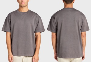 Nueva Llegada, Camiseta Blanca al por Mayor para Hombre, 300 Gramos, 100% Algodón, Talla Grande, Casual, con Estampado Personalizado, Hecha en Bangladesh - Product Image 6