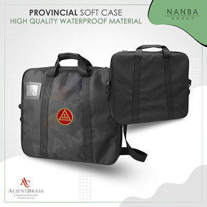 Étui souple provincial - Tissu Cordura noir avec broderie emblème Royal Arch - Product Image 3