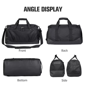Top Fashionable Casual Sport Duffle <b>Bag</b> with Zipper Custom Logo <b>Waterproof</b> Durable Lightweight Portable <b>Gym</b> Travel <b>Bag</b> - Product Image 3