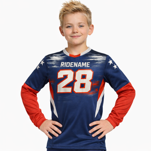 Jersey de Motocross MX Personalizado con Impresión Digital para Hombre, Manga Larga, Spandex/Poliéster, Secado Rápido y Transpirable, Servicio OEM - Product Image 3