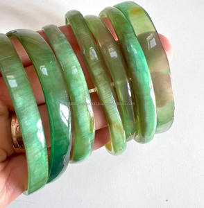 Brazalete de cuerno de búfalo de alta resistencia para accesorio de moda duradero brazalete de cuerno de buey con acento de detalle personalizado para joyería Unisex - Product Image 2