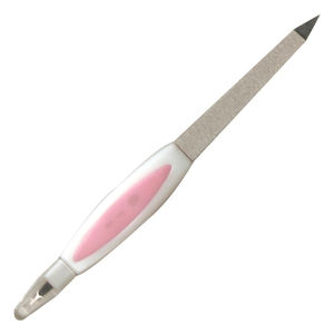 Lime à ongles professionnelle en gros pour salon et usage domestique, en acier inoxydable, grain 100-240, logo personnalisé disponible - Product Image 1