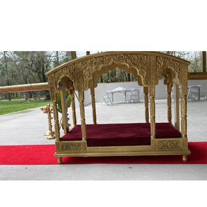 Premium Maharaja Style Wedding Palki <b>Doli</b> for Bride Entry Entrance Best Traditional Palki Factory Price Trending Marriage <b>Doli</b> - Product Image 1