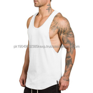 Débardeur de sport pour homme de haute qualité, logo personnalisé OEM, design de musculation, salle de sport, fitness - Product Image 2