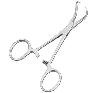 Pinzas para Toallas Backhaus, Manuales, de Acero Inoxidable, Uso Dental Profesional, Diseño Ergonómico de Bola y Encaje, Tamaño Personalizable - Product Image 1