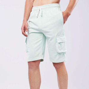 Pantalones Cortos Cargo para Hombre al por Mayor, Cintura Elástica, Estilo Urbano, Casual, de Algodón, Servicio OEM - Product Image 3