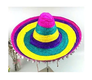 Chapeau mexicain en paille naturelle décoratif, qualité professionnelle pour l'exportation, pour les acheteurs en gros mondiaux - Vente en gros - Product Image 1