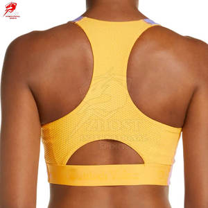 Soutien-gorge de sport en tissu extensible durable pour entraînement intensif, contrôle du ventre, vêtements de fitness de maintien - Product Image 2