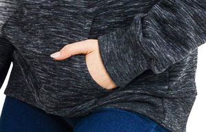 Vente en gros à bas prix, sweat-shirt pour femme en coton 100% pour l'hiver, avec logo personnalisé sur le devant, bonne qualité, prix raisonnable - Product Image 6