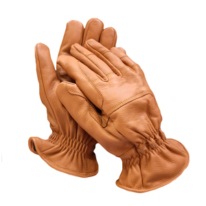 Guantes de Motocicleta de Cuero Genuino con Pantalla Táctil, Protección Completa para los Dedos, para Carreras, Motociclismo, Motocross - Product Image 4