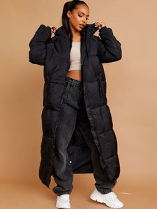 Chaqueta de Plumón Ultraligera Personalizada al por Mayor para Mujer, Chaqueta de Plumón Azul con Capucha para Hombre - Product Image 2