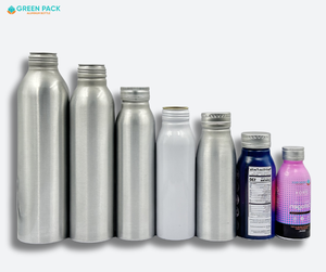 Wholesale Modern 99.7% Pure Aluminum Water Bottles Lightweight Reusable Recyclable Custom Logo Printing for Beverages - Product Image 2