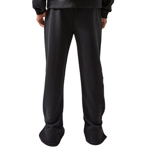 Pantalones de chándal de algodón de pierna ancha, estilo streetwear, de peso pesado, acampanados, holgados, para hombre - Product Image 3