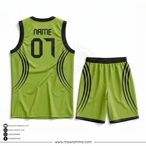 Wholesale Custom Basketball Jersey Sublimation Quick Dry Plus Size Moisture Wicking 100% Polyester Team Sport Uniform - Product Image 4