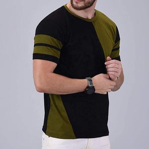 Logo personnalisé 100% coton hommes T-Shirts double ombrage microfibre respirant sport décontracté haute qualité Jersey tissage non tissé - Product Image 4