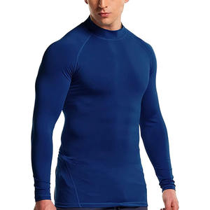 Top Selling <b>Compression</b> <b>Shirt</b> for Men Training Running Sweat Resistant Soft Fabric Solid Color Men <b>Compression</b> <b>Shirt</b> - Product Image 1