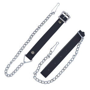 Sporran écossais traditionnel pour homme en cuir véritable grainé avec emblème trèfle irlandais et nœud celtique en relief - Product Image 5