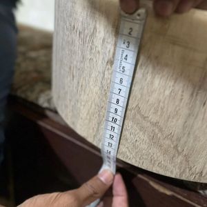 This item is a <b>large</b>, unfinished wood drum shell, likely intended for a snare drum or a traditional <b>frame</b> drum like a duff - Product Image 5