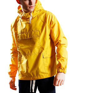 Chaqueta Cortavientos Personalizada de Último Diseño para Hombre, Talla Grande, 100% Poliéster, Transpirable, con Bloques de Color, Cremallera, para Usar en Verano - Product Image 1