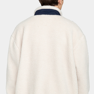 <b>Sherpa</b> <b>Fleece</b> Jacket Stand Collar Full Zip Winter Warm Outdoor Sports Casual Jacket Custom OEM Wholesale Supplier - Product Image 4