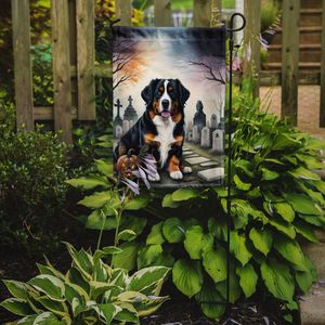 Bernese Mountain Dog Halloween <b>Garden</b> <b>Flag</b> Multicolor Decorative Mailbox Banner for Patio Lawn & Yard Artwork for Flower Beds - Product Image 2
