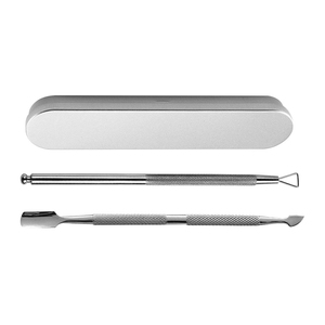 Professional Manicure and Pedicure Cleaning <b>Tools</b> Stainless Steel Cuticle Pusher Set for Finger <b>Nail</b> and Toenail - Product Image 2