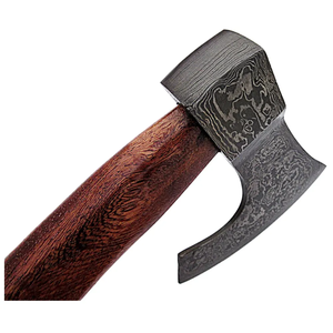 Hache en acier Damas de qualité supérieure, manche en bois fait main, outil de coupe forestière, fournisseur en gros - Product Image 5