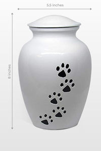 Decorative Stainless Steel Modern Eco-Friendly Pet Cremation Urns <b>for</b> Dog <b>Ashes</b> Small Funeral Supplies Wholesale - Product Image 2