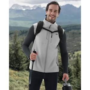 Veste sans manches Softshell légère pour homme 2025 pour le golf, la course à pied et la randonnée, coupe-vent avec poches pour le sport - Product Image 5