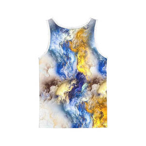 Camiseta sin mangas informal de talla grande para mujer, hecha a medida, de alta calidad, 2026, de poliéster/algodón, jersey sólido, ecológica, transpirable, con cuentas - Product Image 6