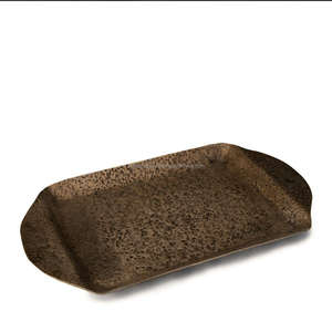 Acheter un plateau en métal antique de la dernière conception artisanat naturel vaisselle de qualité supérieure plateaux de service de dîner de nourriture - Product Image 1