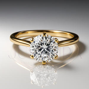 925 <b>Silver</b> <b>Ring</b> For Wome Most Selling Round Cut Diamond <b>Ring</b> 6 Prong Setting for Everyday Wear Office Use Wedding <b>Ring</b> For Her - Product Image 3