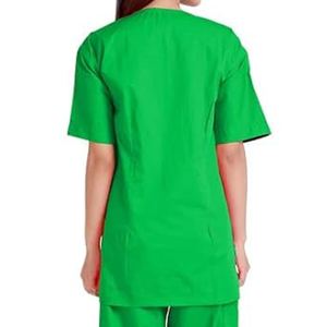 Tenues d'infirmières pour femmes, uniformes médicaux, pantalons de jogging élégants et extensibles, hauts à manches courtes, logo personnalisé, vêtements d'infirmière - Product Image 2