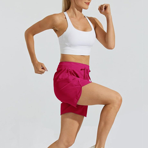 Shorts de Cintura Alta para Mujer, Personalizables, de Secado Rápido, Tela Oxford, Transpirables y Cómodos para Gimnasio y Uso Casual - Product Image 5