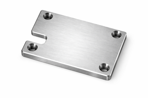 Placa Base de Aluminio Galvanizado con Recorte para Ventana Doble, Mecanizada por CNC |   Piezas de Fresado de Precisión Personalizadas de Alta Precisión 120x80x12mm - Product Image 4