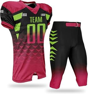 Uniforme de football américain imprimé durable avec logo frontal, design sans manches, unisexe, pour l'été - Marque privée pour adultes - Product Image 6