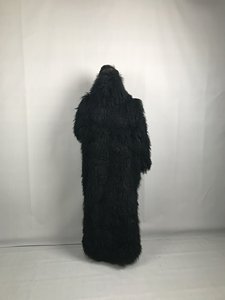 62 Inch <b>Knee</b> Length Hooded LAMB COAT for Men Fur Coat - Product Image 1