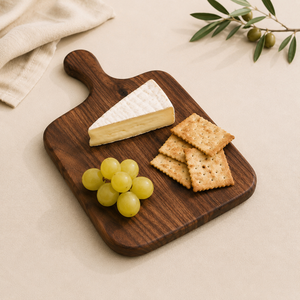 Planche à découper artisanale en bois de noyer noir massif avec poignée ergonomique, bloc de découpe de cuisine écologique de qualité supérieure pour la viande - Product Image 3