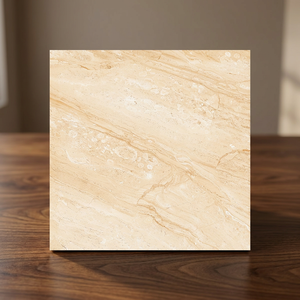 Crema Italia - Baldosas de Porcelana Cerámica Brillante de 600x600 mm, Aspecto de Mármol Beige, 60x60 cm, 24x24 pulgadas - Product Image 2