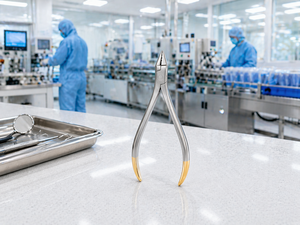 Alicates para pico de pájaro con ranuras, instrumento de acero inoxidable para doblar alambres dentales y ortodoncia, proveedor CE ISO de la INDIA - Product Image 3