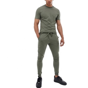 High Quality Men's Body Fit Slim Fit Active Gym Tracksuit Men's Pullover Active Sweatsuit - Product Image 1