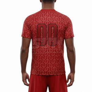 Venta al por Mayor de Fábrica, Precio Económico, Diseño de Logotipo Personalizado, Jersey Deportivo Sublimado, Manga Corta, Transpirable, de Secado Rápido, Talla Grande - Product Image 4