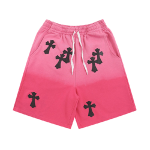 Shorts Homme Vintage Délavé Style Urbain en Coton 100% Molleton Bouclette Personnalisable Respirant Écologique - Product Image 1